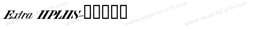 Extra HPLHS字体转换